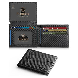 Slim RFID Wallet with 2 ID Windows