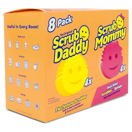 8 Scrub Daddy Sponge Pack