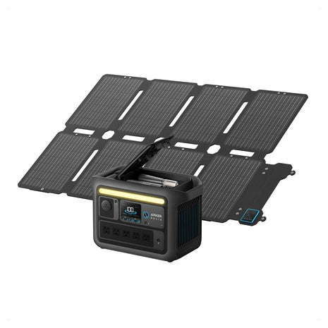 Anker SOLIX C800X 1200W Portable Power Station With 100W Solar Panel