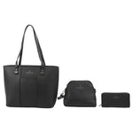 3-Piece London Fog Vegan Leather Tote Set (6 Colors)