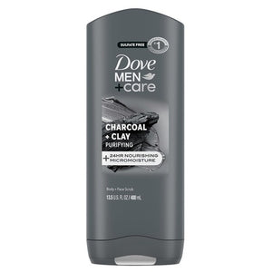 Dove Men Care Charcoal and Clay Body and Face Wash (13.5oz)