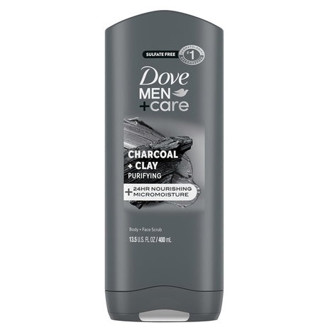 Dove Men Care Charcoal and Clay Body and Face Wash (13.5oz)