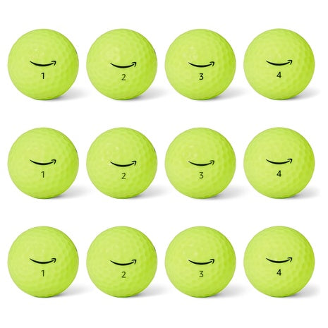 12-Pack Amazon Basics Core Soft Golf Balls