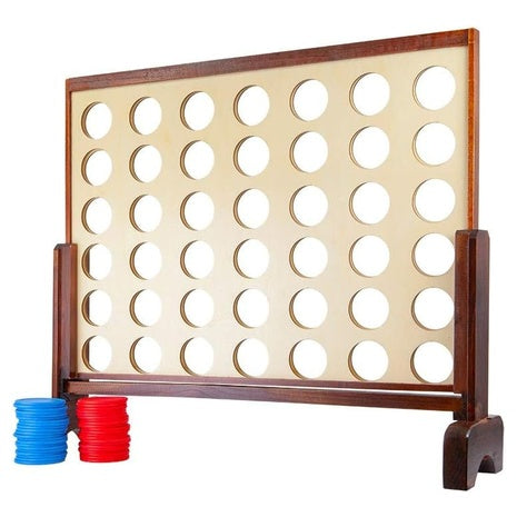 Giant Wooden Four-in-a-Row