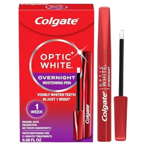 Colgate Optic White Overnight Teeth Whitening Pen (0.08 Oz)