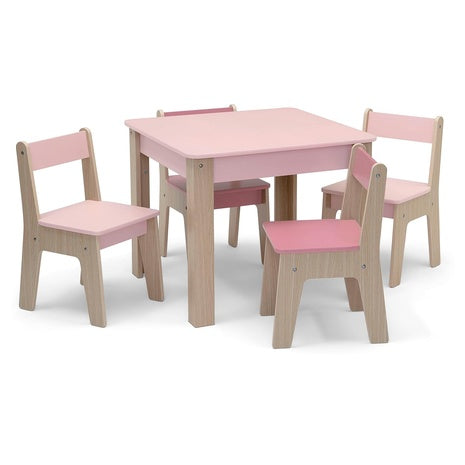 Kid's 4-Chair Table Set
