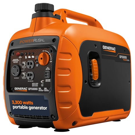 Generac 3300 Watt Gas Powered Portable Inverter Generator