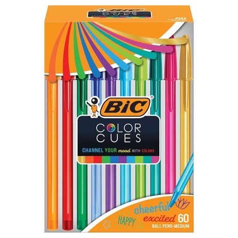 540 BIC Color Cues Ballpoint Pen Set