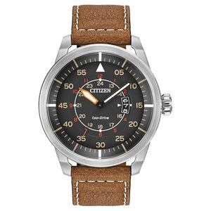 Citizen Men’s Eco-Drive 3-Hand Date Avion Watch