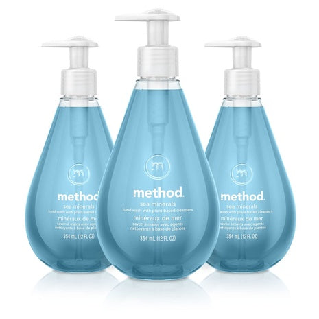 3 Pack Method Gel Hand Soap, Sea Minerals