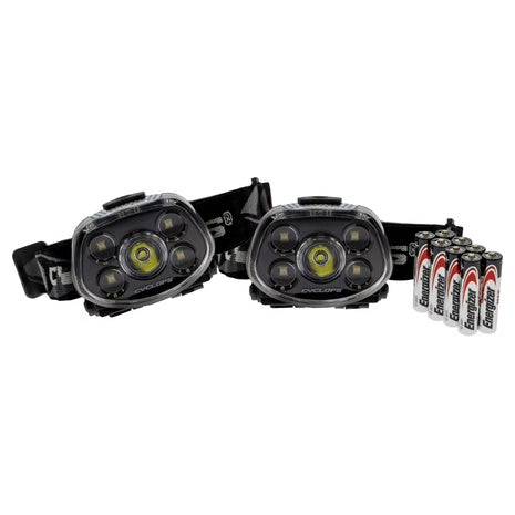 2-Pack Cyclops Force 350-Lumen Headlamps