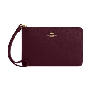 Coach Corner Zip Wristlet