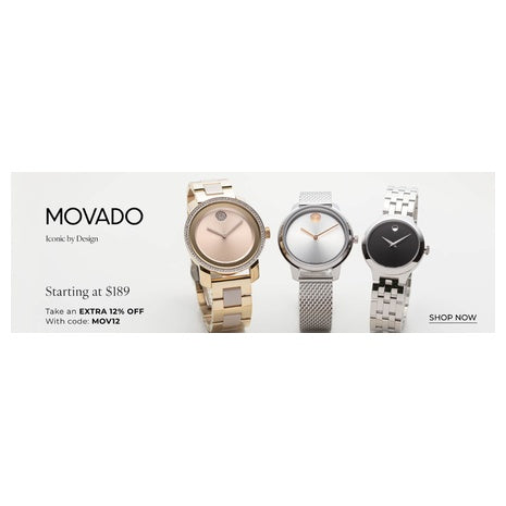 Up To 80% Off On Movado Watches + Extra Savings At Ashford