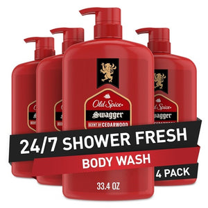 4-Pack Old Spice Swagger Body Wash (33.4oz)