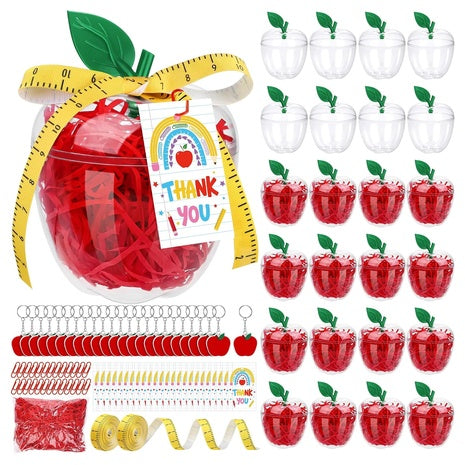 24-Pack Teacher Appreciation Apple Gift Sets