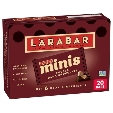 20 Larabar Double Dark Chocolate Mini Bars
