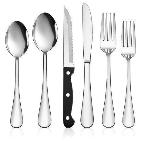 48-Piece Silverware Set