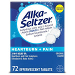 72 Alka-Seltzer Heartburn + Pain Tablets