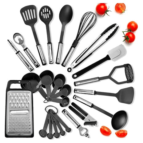 24-Piece Nylon Kitchen Utensil Set