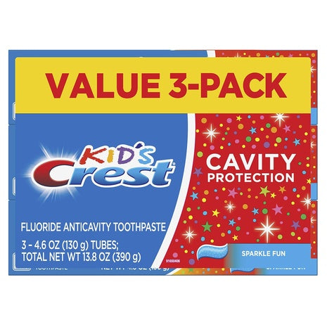 3-Pack Crest Kids Cavity Protection Toothpaste