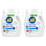 120 All Mighty Pacs Free Clear Laundry Detergent