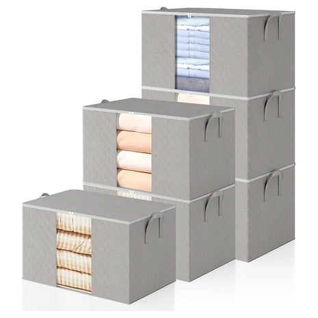 6 Large Clothes Storage Bags