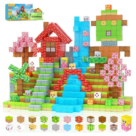 100 Magnetic Building Blocks