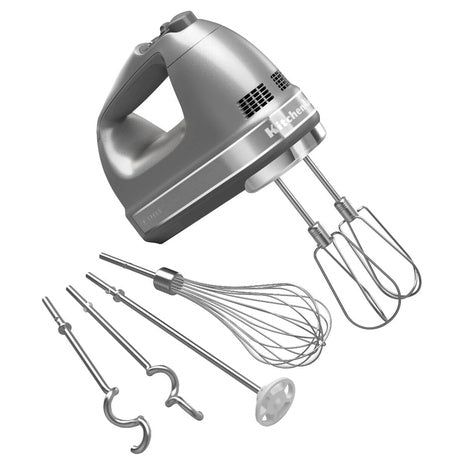 KitchenAid 9-Speed Digital Hand Mixer w/ Turbo Beater II Accessories and Pro Whisk