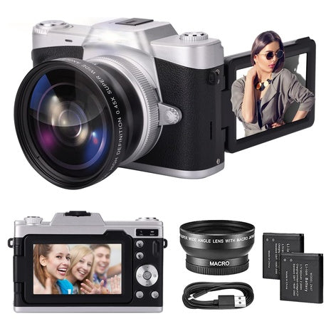 16X 4K Digital Camera With 3'' Flip Screen