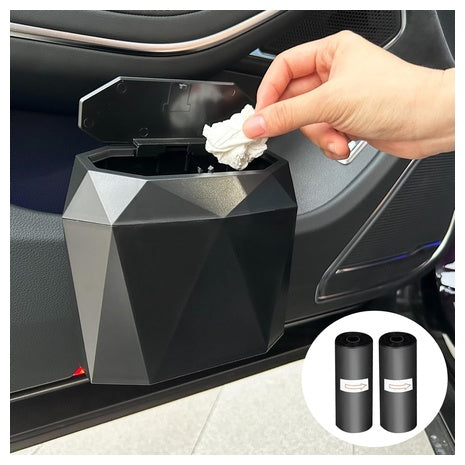 Mini Car Trash Can With Lid
