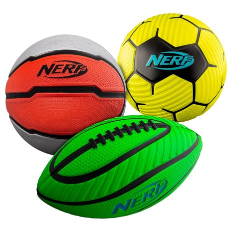 Nerf 3-Pack Mini Foam Sports Balls
