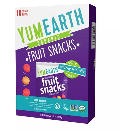 6-Pack YumEarth Organic Fruit Snacks
