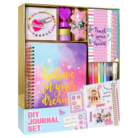 26-Piece Girls DIY Journal Kit