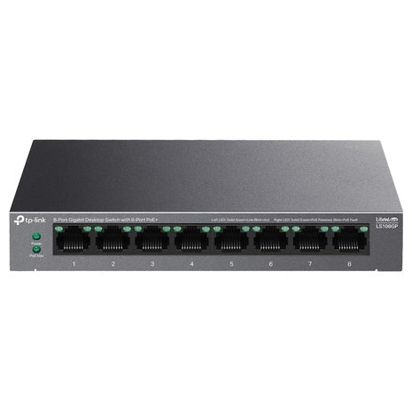 TP-Link LS108GP 8-Port PoE 65W Gigabit Ethernet Switch