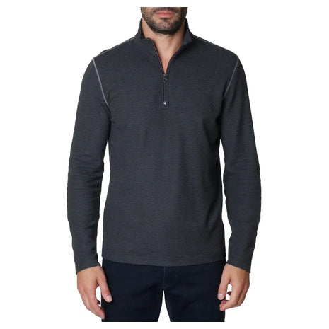 Robert Graham Men's Germano Quarter Zip Pullover