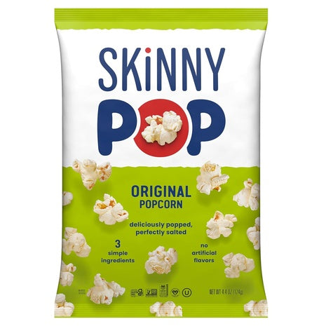 4.4oz Bag Of SkinnyPop Original Popcorn