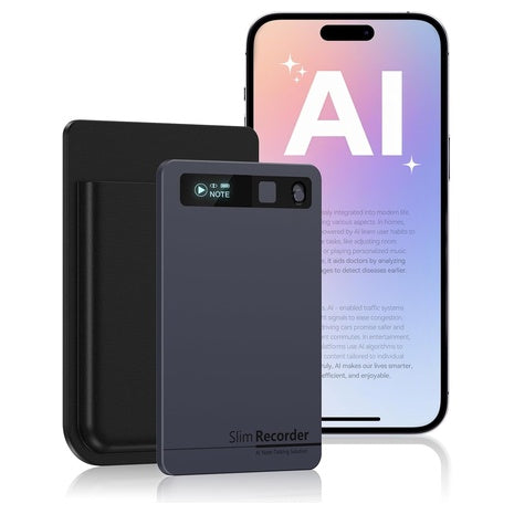 64GB AI-Powered Smart Voice Recorder with Instant Transcription