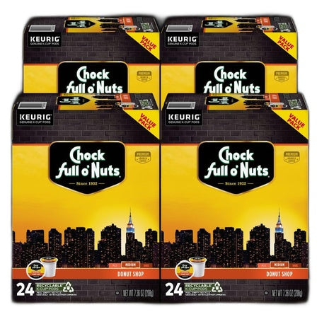96 Chock Full o' Nuts Donut Shop Keurig K-Cup Pods