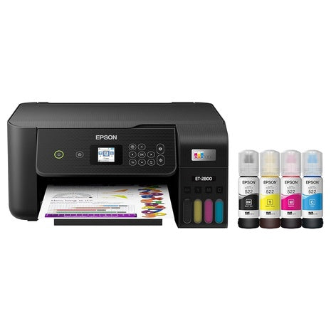Epson EcoTank ET-2800 Wireless Color All-in-One Cartridge-Free Supertank Printer w/ Scan and Copy