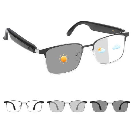 Open-Ear Audio Bluetooth Glasses With Photochromic Lenses
