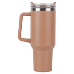 40oz Insulated Tumbler With Handle And Straw