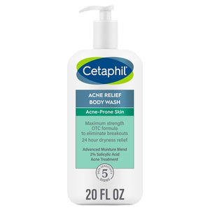 20oz Cetaphil Acne Relief Body Wash with 2% Salicylic Acid
