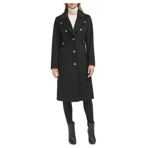 Kenneth Cole Women's Notch Lapel Military Coat