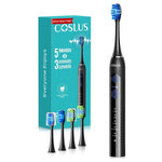 Coslus C30 5-Modes Sonic Electric Toothbrush W/ 4-Heads