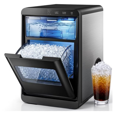 Simzlife Nugget 44lbs/Day Countertop Pebble Ice Machine