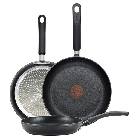 3-Piece T-Fal Experience Titanium Non-Stick Fry Pan Set