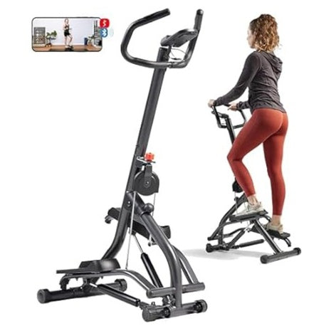 Sunny Health & Fitness 16.9" Mountain Climb Stair Stepper With Handlebar