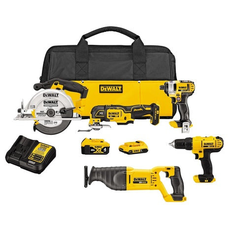 5-Tool DEWALT 20V MAX Power Tool Combo Kit