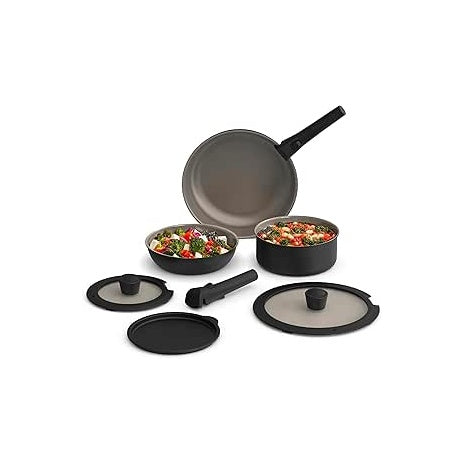 8-Piece Bella Nonstick Cookware Set