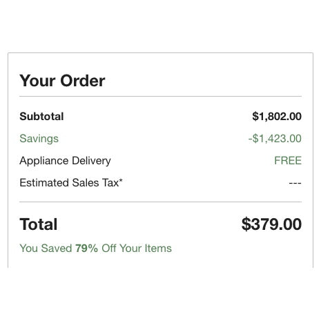 HOT: Buy 4 Appliances & Get $1,000 Off! Dishwasher, Refrigerator, Freezer & Microwave for $379